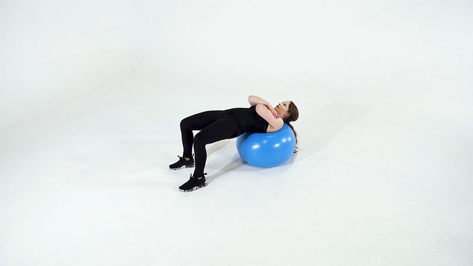 Stability Ball Hip Thrust 