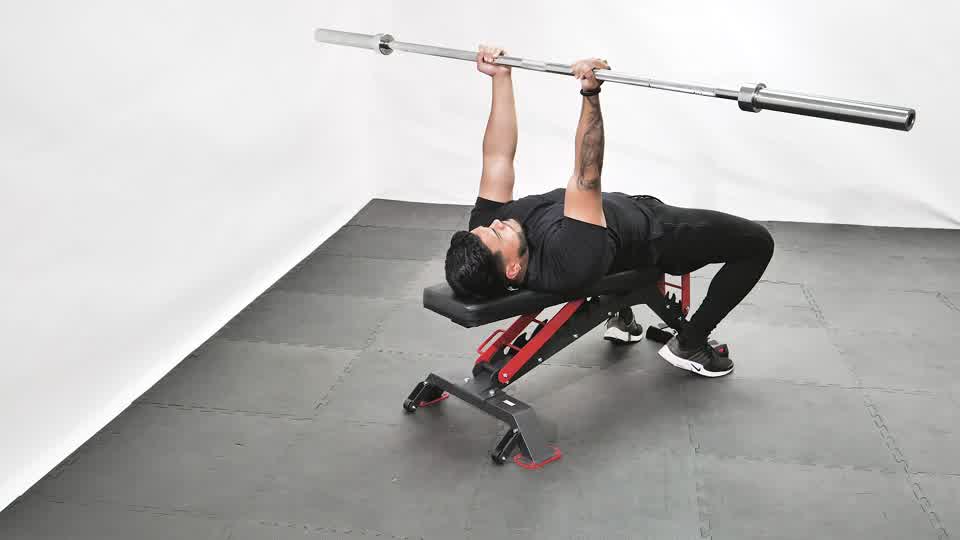 Barbell Reverse Grip Tricep Extension