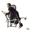 Machine Kneeling Leg Curl Demonstration