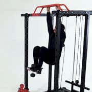 Weighted Hanging Knee Raise Demonstration