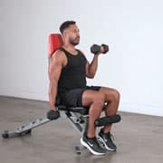 Dumbbell Alternating Seated Curl Demonstration