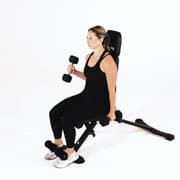 Dumbbell Seated Alternating Hammer Curl Demonstration