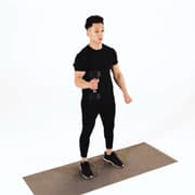 Dumbbell One-Arm Hammer Curl Demonstration