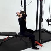 Cable Pulldown Bicep Curl Demonstration