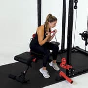 Cable Seated Curl Demonstration