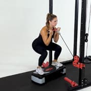 Cable Squat Curl Demonstration