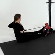 Cable Rope Seated Row Demonstration