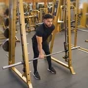 Smith Machine One-Arm Row Demonstration