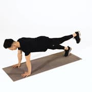 Single-Leg Push-Up Demonstration