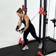 Cable Straight Arm Crossover Demonstration