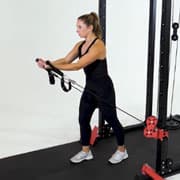 Cable Lower Chest Raise Demonstration