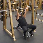 Smith Machine Incline Bench Press (Reverse Grip) Demonstration