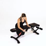Dumbbell One-Arm Reverse Bench Wrist Curl Demonstration