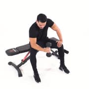 Dumbbell Seated One-Arm Wrist Curl Demonstration