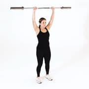 Barbell High Front Raise Demonstration