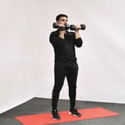 Dumbbell Arnold Press Demonstration