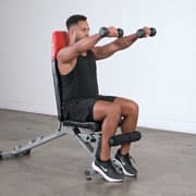 Dumbbell Seated Front Raise Demonstration