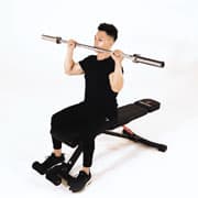 Barbell Seated Press Demonstration