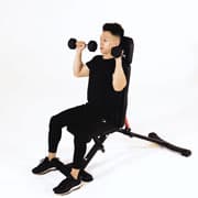 Dumbbell Seated Dublin Press Demonstration
