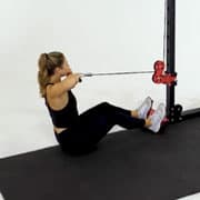 Cable Seated Row to Neck Demonstration