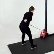 Cable One-Arm Tricep Kickback (Reverse Grip) Demonstration