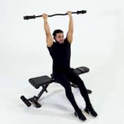 EZ Bar Seated Reverse Grip French Press Demonstration