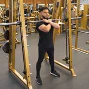 Smith Machine Front Squat Demonstration