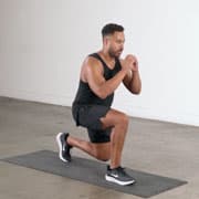 Bodyweight Rear Lunge Demonstration