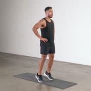 Bodyweight Calf Raise Demonstration