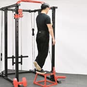 Cable Single-Leg Calf Raise Demonstration