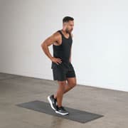 Single-Leg Calf Raise Demonstration