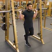 Smith Machine Single-Leg Calf Raise Demonstration