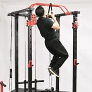 Cable Rope Pull-Up Demonstration