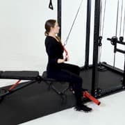Machine Lat Pulldown (Reverse Grip) Demonstration