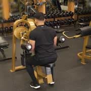 Machine Deltoid Raise Demonstration