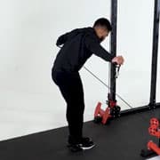 Cable Bent-Over Lateral Pulley  Demonstration