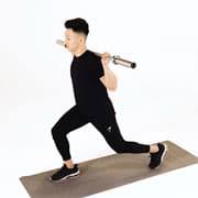 Barbell Lunge Demonstration