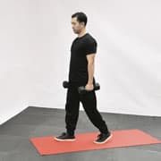 Dumbbell Farmers Carry Demonstration