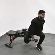 Dumbbell Bulgarian Split Squat Demonstration