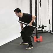 Barbell Landmine One-Arm Row Demonstration