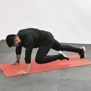 Plank with Alternating Knee Drive Demonstration