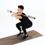 Barbell Front Squat Demonstration