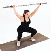 Barbell Overhead Squat Demonstration