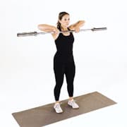 Barbell Upright Row Demonstration