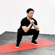 Bodyweight Sumo Squat Demonstration