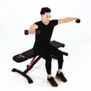 Dumbbell Seated Side Lateral Raise Demonstration