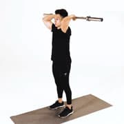 Barbell Tricep Extension Demonstration