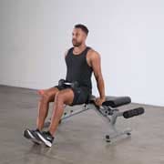 Weighted Bench Dip Demonstration