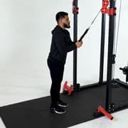 Cable Tricep Pushdown (Rope) Demonstration