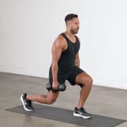 Dumbbell Walking Lunge Demonstration